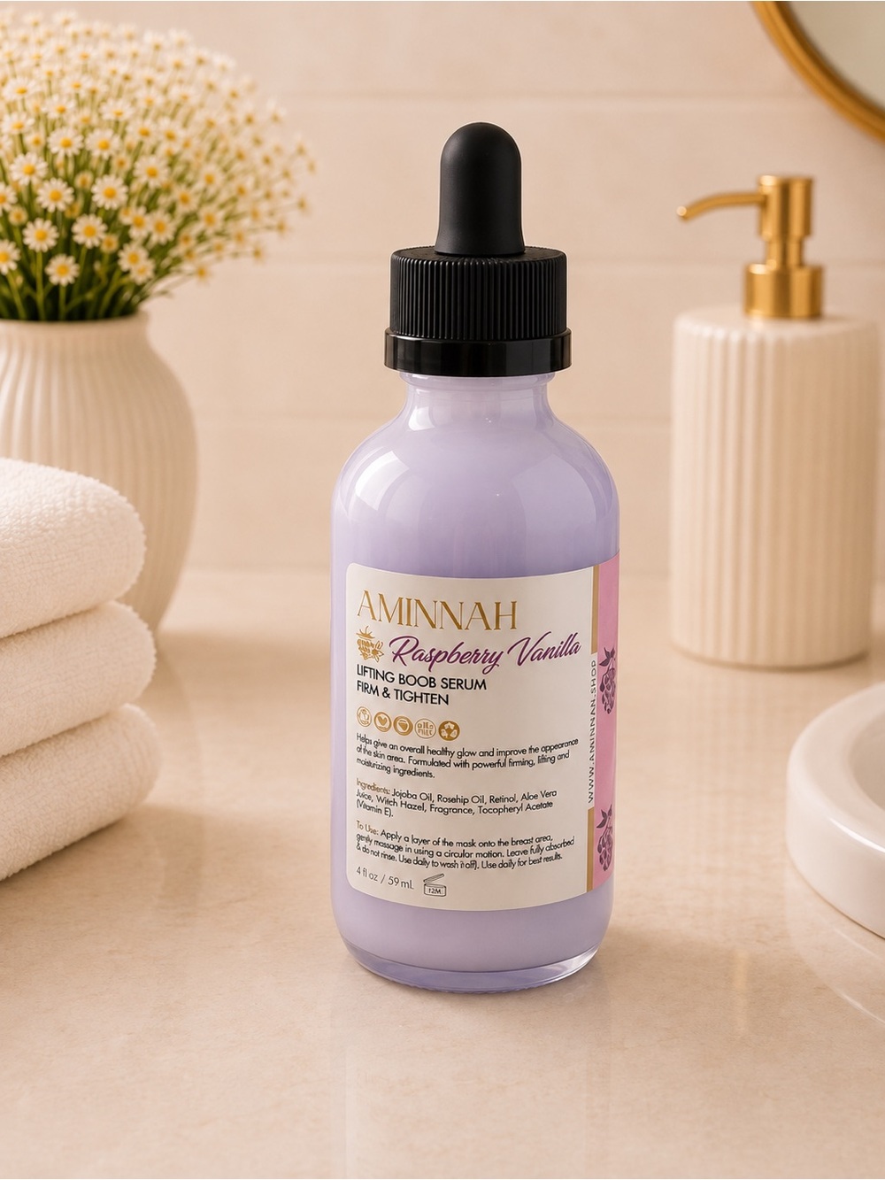 AMINNAH Raspberry Vanilla Lifting Serum
